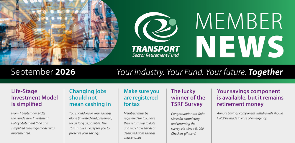TSRF Member Newsletter - Sep 2026